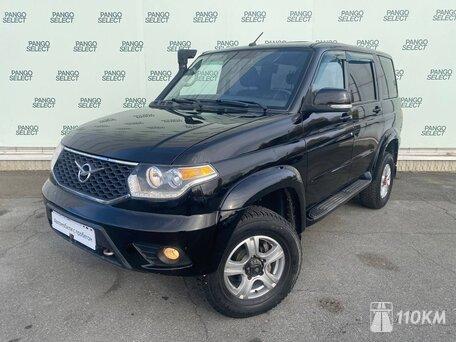 УАЗ, Patriot, 2700, 150, бензин, внедорожник, механика, полный привод, среднее состояние, левый, черный, 1 020 000 ₽